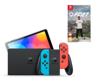 Nintendo Switch OLED - Czerwony / Niebieski + EA Sports FC 27 - 1612245 - zdjęcie 1